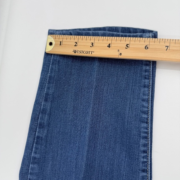 Democracy Jeans Women 14 Blue Skinny Stretch Denim Ab Technology Mid Rise - Picture 14 of 15